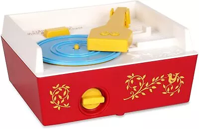 Buy Fisher Price Classic Record Player Toy Music Box, 5 Playable Records -18 Months+ • 33.35£