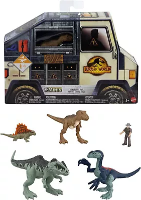 Buy Jurassic World Dominion Mini Figures Themed Pack Of 5 Dinosaur Toys Mattel • 11.99£
