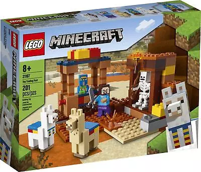 Buy 21167 LEGO Minecraft The Trading Post Building Play Set 201 Pieces Age 8 Year+ • 28.21£