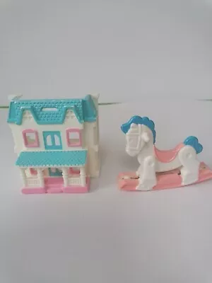 Buy Fisher Price Loving Family Rocking Horse And Dolls House Miniature.Both VGC • 13.99£