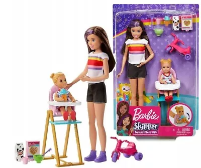 Buy Barbie Set Skipper Babysitter Feeding Time Set GHV87 Mattel • 58.58£