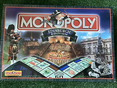 Buy Monopoly Board Game ~ EDINBURGH Edition ~ Winning Moves / 2000 * Fully Complete • 12.99£