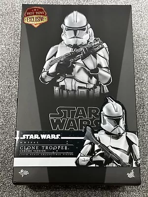 Buy Hot Toys Star Wars Clone Trooper Chrome Version - Exclusive Mms643 Pre Owned • 210£