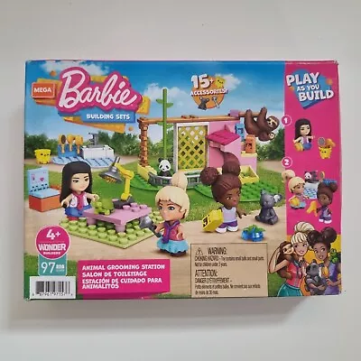 Buy Mega Construx Barbie Animal Grooming Station - SEE DESCRIPTION • 6.99£