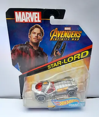Buy Hot Wheels Character Cars Marvel Avengers Infinity War - Star-lord - Brand New! • 19.95£