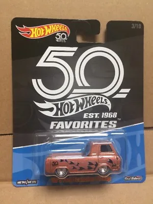 Buy HOT WHEELS DIECAST - Real Riders 50th Anniversary -  ‘60’s Ford Econoline Pickup • 7.99£
