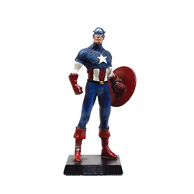 Buy Hand Painted Captain America By Eaglemoss Figurine On Stand (Marvel, 2005) 4  • 8£