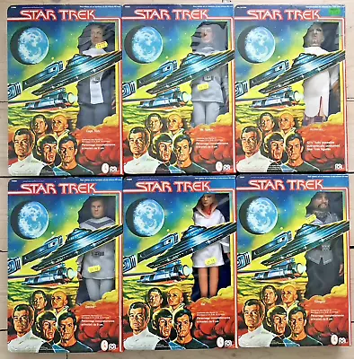 Buy Vintage Mego 1979 STAR TREK The Motion Picture 12  Figures FULL SET  MINT/BOXED • 750£