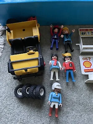 Buy Playmobil Shell Garage 3437 Vintage Collectable 90s Toy • 30£