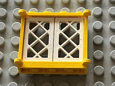 Buy LEGO Yellow Window Pirates Window Ref 3853+2529 White Set 6285 6274 6267 10040 • 13.30£
