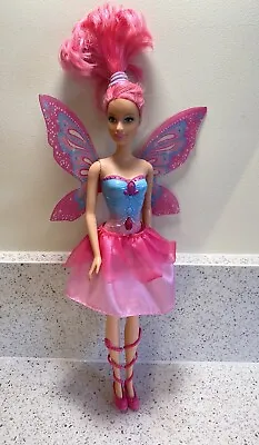 Buy Barbie Pink Blue Mariposa & The Fairy Princess Doll ~ Moving Wings ~ Mattel 2013 • 6.99£