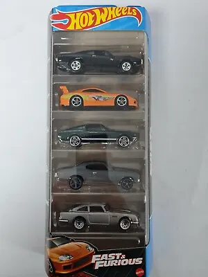 Buy Hot Wheels Fast & Furious 5 Pack New  Mustang Charger Aston Supra Chevelle • 12£