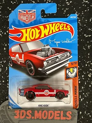 Buy MUSCLE MANIA KING KUDA RED LONG CARD  Hot Wheels 1:64 **COMBINE POSTAGE** • 2.95£