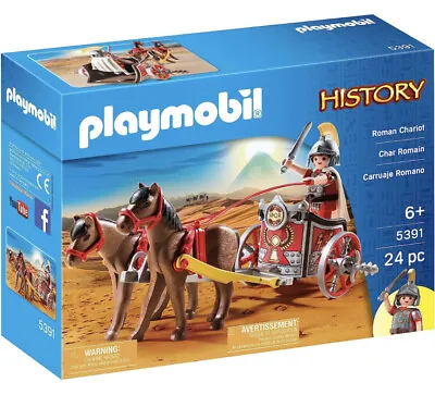 Buy Playmobil 5391 Roman Chariot 💥NEW SEALED BOX💥History Set 1 • 12£