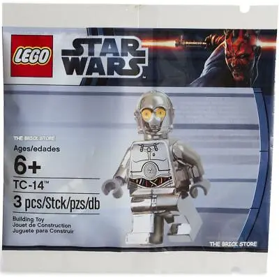 Buy Lego Star Wars Tc-14 Chrome Silver Protocol Droid Polybag Figure - 2014 - Sealed • 199.91£