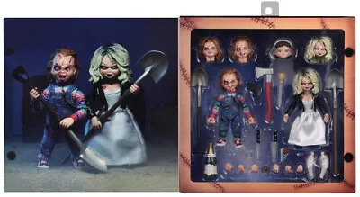 Buy Tiffany And Chucky 2-Pack The Bride Of Chucky Ultimate 7  18cm Action Figur NECA • 77.65£