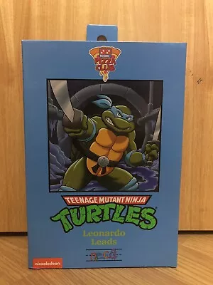Buy LEONARDO Pizza Club Ultimate NECA Teenage Mutant Ninja Turtles Toy Figure TMNT • 60£