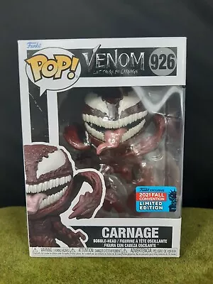 Buy Funko Pop Carnage #926 NYCC 2021 Fall Convention Venom + Protector  • 23.99£