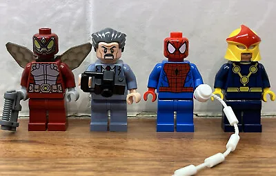 Buy Lego Marvel Spider-Man Nova Beetle J. Jonah Jameson Minifigures From 76005 Sh051 • 25.99£