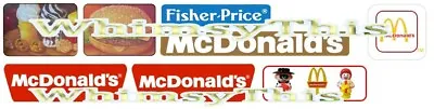 Buy Vintage Fisher Price Little People 2552 McDonald's LITHOS Decals Stickers Labels • 11.34£