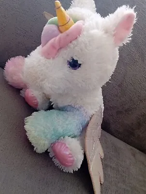 Buy Barbie Pets Unicorn Pegasus Pink Wing Rainbow Ear Plush Stuffed Animal 6  Mattel • 6£
