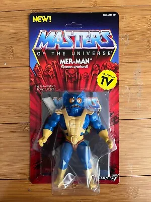 Buy Bnib Masters Of The Universe Motu Super7 Series Mer-man Action Figure He-man • 59.99£