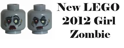 Buy New LEGO Zombie Head Dual Sided Two Faces Melting Rotting Flesh Gray Rotten Body • 11.20£
