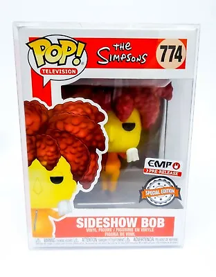 Buy The Simpsons Sideshow Bob EMP Pre-Release SE 774 Funko Pop Vinyl With Protector  • 49.99£