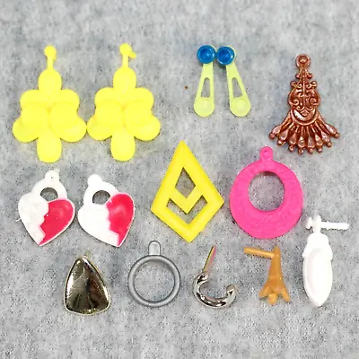 Buy 1990s BARBIE MATTEL Doll Earrings Vintage Single Pairs Mixed Jewellery Accessory • 17.42£
