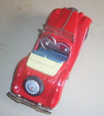 Buy Bandai Japan MG Tinplate Red Convertible 1950s • 32.95£