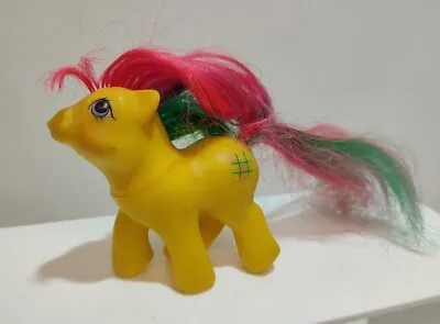 Buy My Little Pony G1 First Tooth Baby Tic Tac Toe Vintage 1987 Retro 80s Yellow • 9.99£
