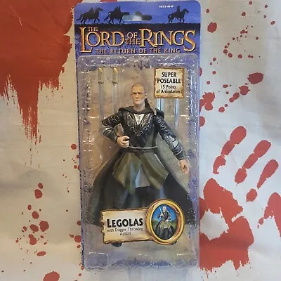 Buy Lord Of The Rings Action Figure 'legolas With Dagger Action' Toybiz New • 19.99£