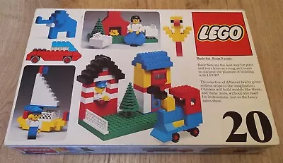 Buy Vintage 1970's Basic Lego Set No.20, Age From 3+ Years • 5.99£
