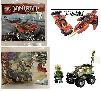 Buy Lego 2 X Ninjago Polybags: Lloyd's Quad Bike 30536& & Legacy Combo Charger 30536 • 12.99£