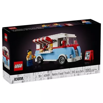 Buy LEGO 40681 Retro Food Truck Promo Set BRAND NEW & SEALED  FAST FREE DELIVERY • 26.99£