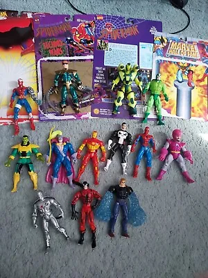 Buy Toybiz Figures Spiderman Iron Man Punisher Dr.Octopus Hydroman Wizard Avengers • 69.99£