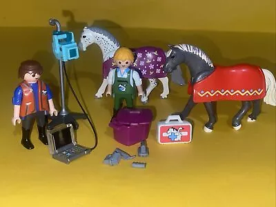 Buy Playmobil 5533 Vets Scanner Horses   Stables With EXTRAS • 5.99£
