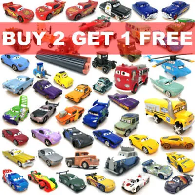 Buy New Disney Pixar Cars Lightning McQueen 1:55 Diecast Model Car Toy Xmas Boy Gift • 6.98£