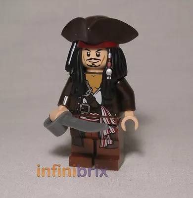 Buy Lego Captain Jack Sparrow (Tricorne) Minifigure Sets 4193, 4194, 4195 NEW Poc011 • 14.95£