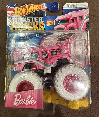 Buy Hot Wheels Monster Trucks Barbie Monster Truck/Camper Van • 8.99£