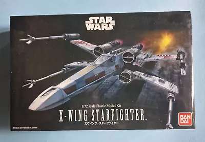 Buy Star Wars X-Wing Fighter - Plastic Model Kit 1/72nd Scale Bandai. New. Sealed • 40£