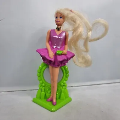 Buy 1995 McDonalds Mattel Barbie - Purple+ Green Mirror - Happy Meal Toy Figure Doll • 5.69£