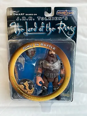 Buy Bnib Lord Of The Rings Gimli In Battle Toy Vault Action Figure Book Series • 19.99£
