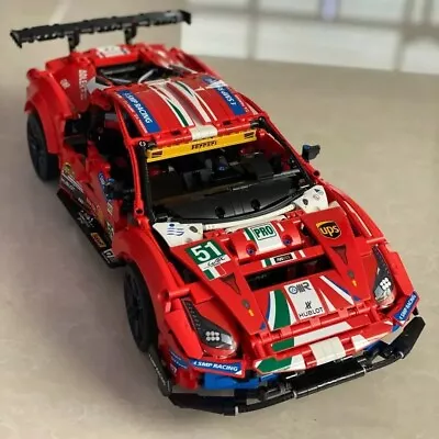 Buy Technical 488 GTE Champion GT Series Building Block Car Technic Set Gift Toy New • 45.99£