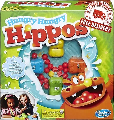 Buy Hasbro Hungry Hungry Hippos Kids Game - NEW • 15.99£