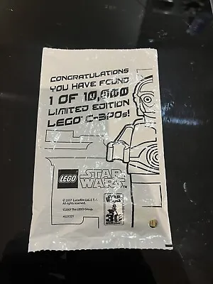 Buy Lego 2007 Chrome Gold C-3po Star Wars Exclusive 4521221 Cas 90+ Not Afa Sdcc • 2,800£