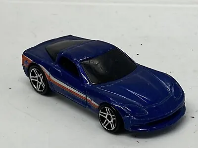 Buy Hot Wheels C6 Corvette Blue Mattel 2003 Unboxed • 2.99£