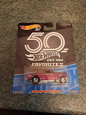 Buy 2018 Hot Wheels - Real Riders - 50th Favorites - '55 Chevy Bel Air Gasser • 20£