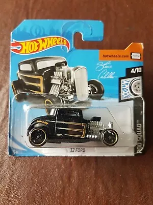 Buy HOT WHEELS 105/250 - 2019 Rod Squad 4/10 - '32 Ford In Black - Carded • 9.99£