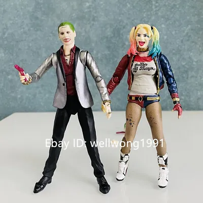 Buy S.H.Figuarts DC Suicide Squad Harley Quinn Joker PVC Figure Toy Collection New • 34.79£